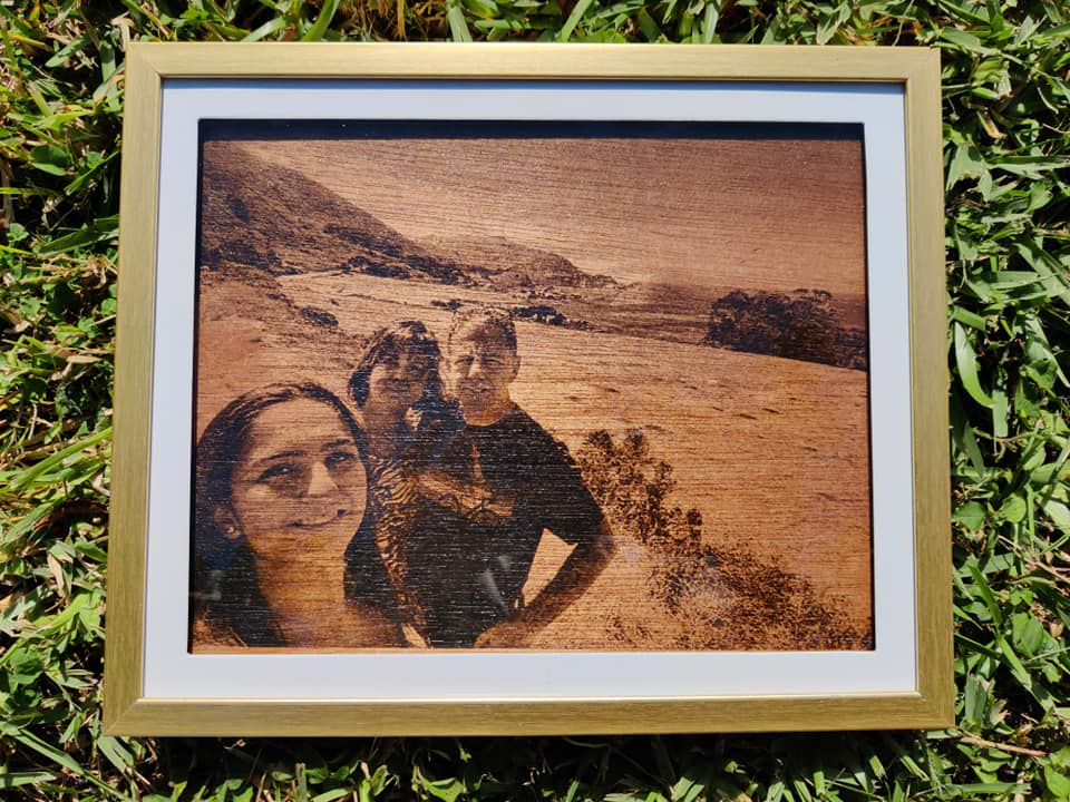 Photo Engraved 1/4" Birchwood