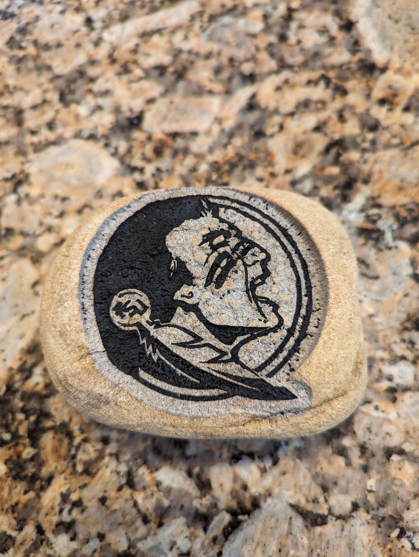 Laser Engraved Rocks