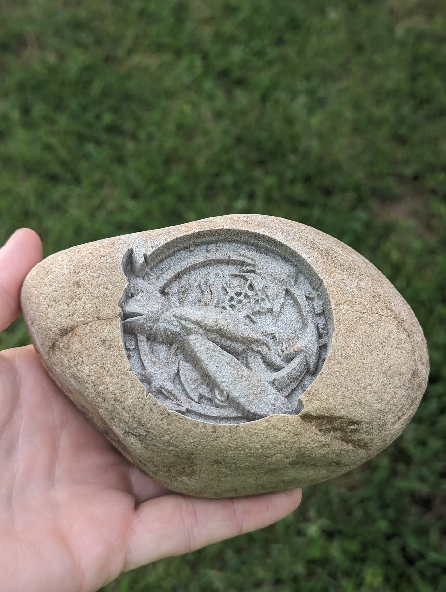 Laser Engraved Rocks