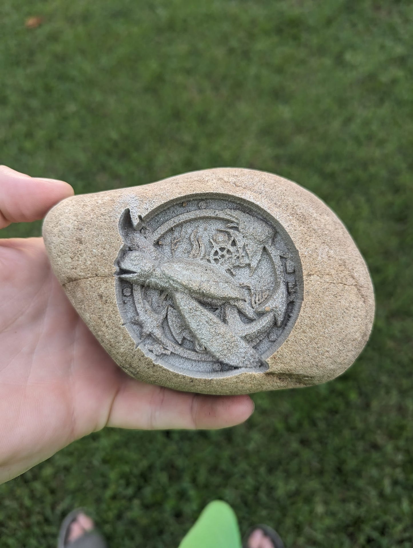 Laser Engraved Rocks