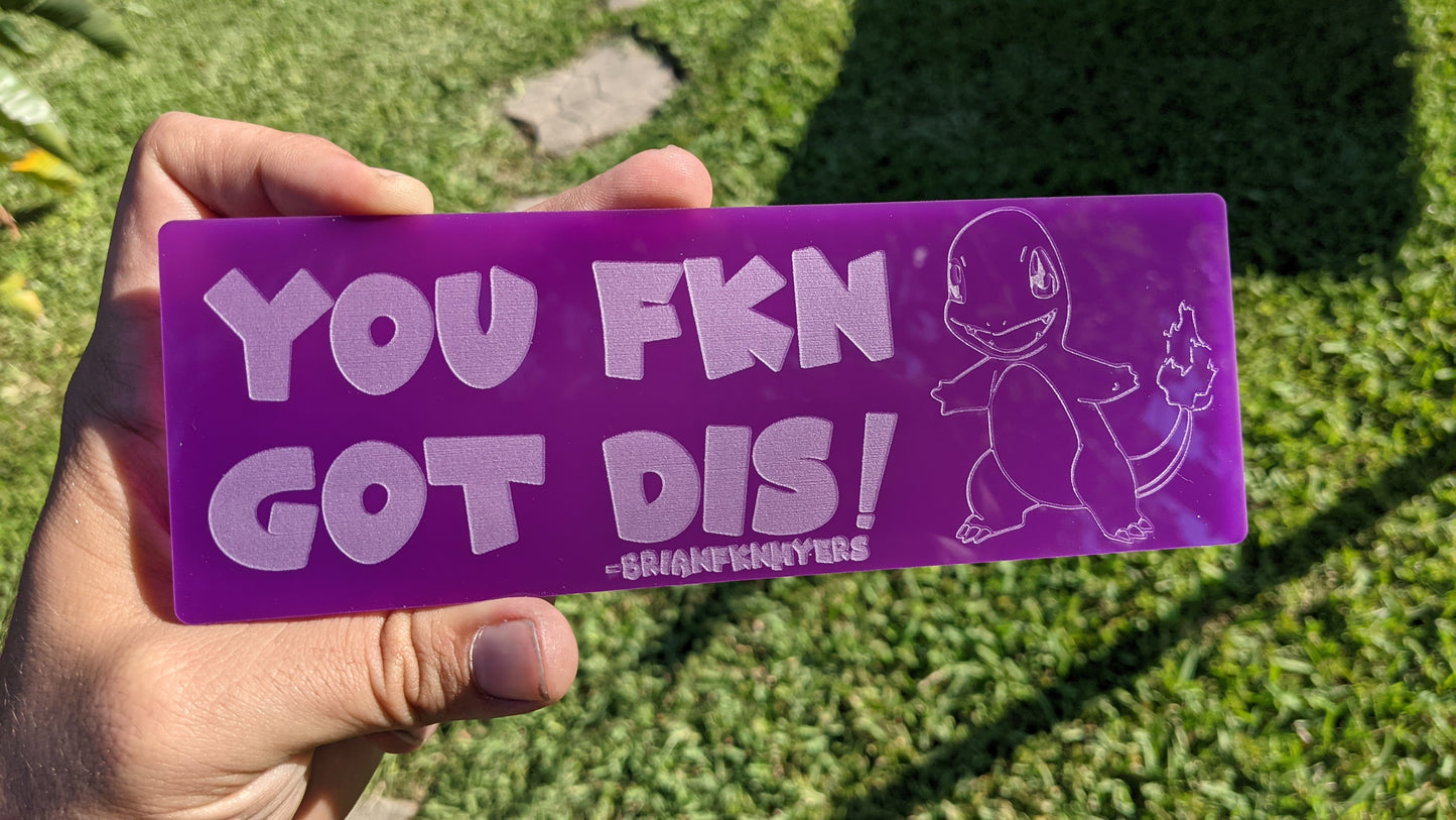 Acrylic Keychains, Signs, Plaques, and More! - Design Fee/Deposit Only