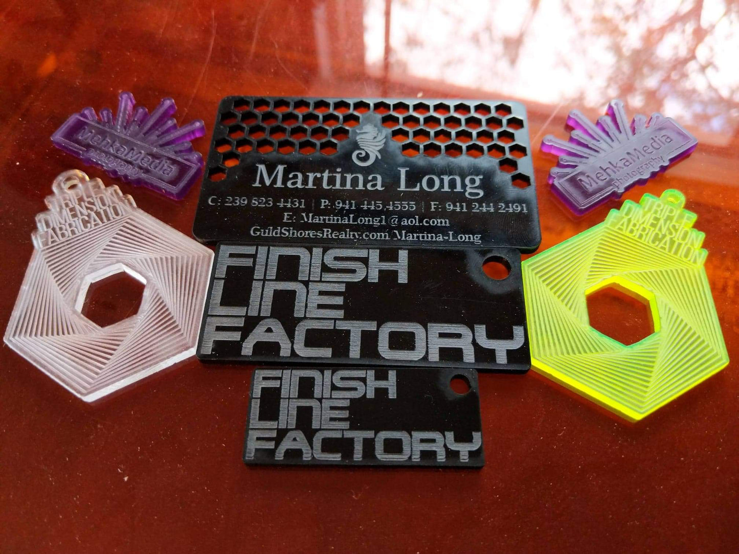 Acrylic Keychains, Signs, Plaques, and More! - Design Fee/Deposit Only