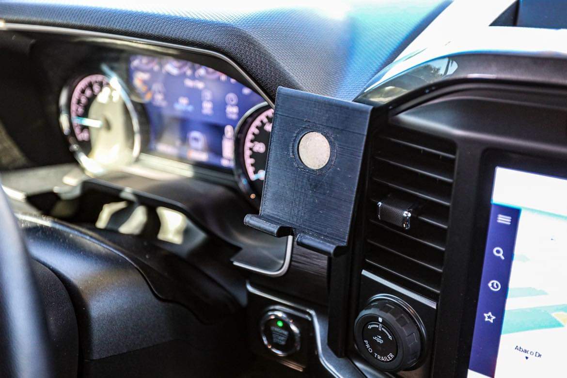 2021+ F150 Clip on Phone Mount
